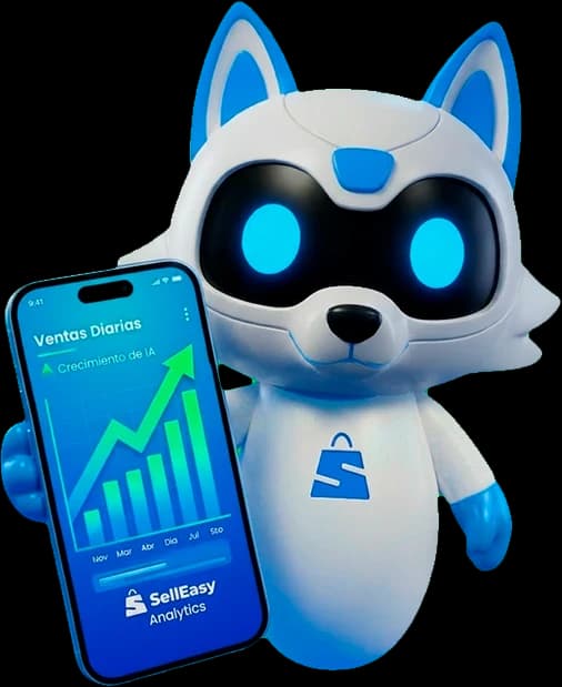 LoBot Financiero consultando una gráfica en su celular